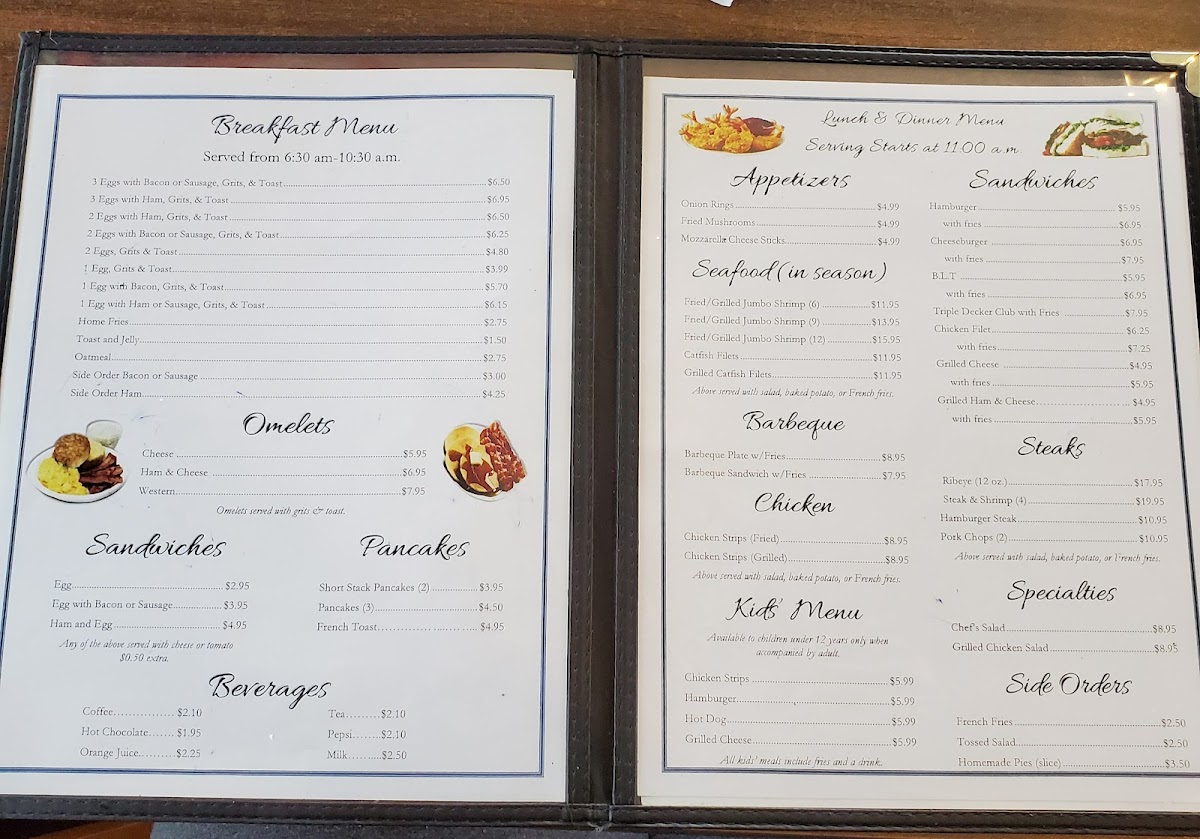 Menu Holiday Restaurant-1